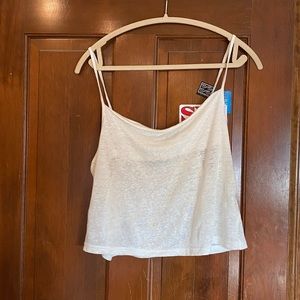 Urban Outfitters Sheer Cowl Neck Tank